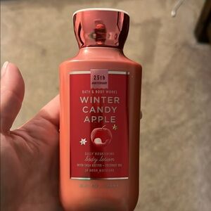 Bath & Body Works Winter Candy Apple Body Lotion - Red